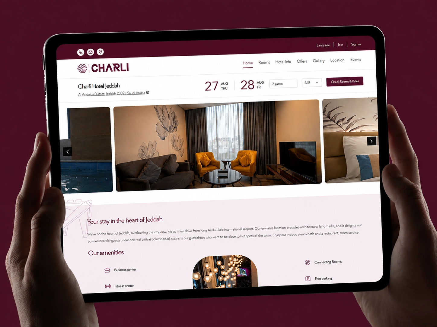 Charli Hotel Booking System Development